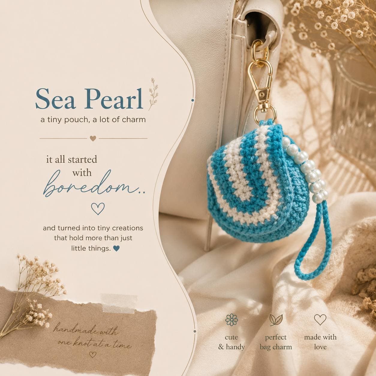 Sea Pearl Pouch